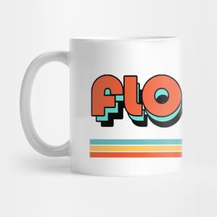 Florida Totally Sucks / Humorous Retro Typography Design Mug